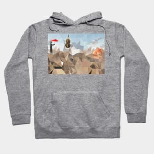 Abstract desert scene Hoodie